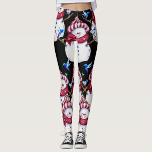 Leggings bonhomme de neige