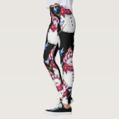 Leggings bonhomme de neige (Gauche)