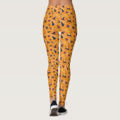 Leggings Bonjour sorcière - sans couture motif Halloween. (Dos)