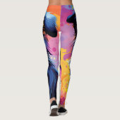 Leggings Bonne aquarelle Sunny Puppy (Dos)
