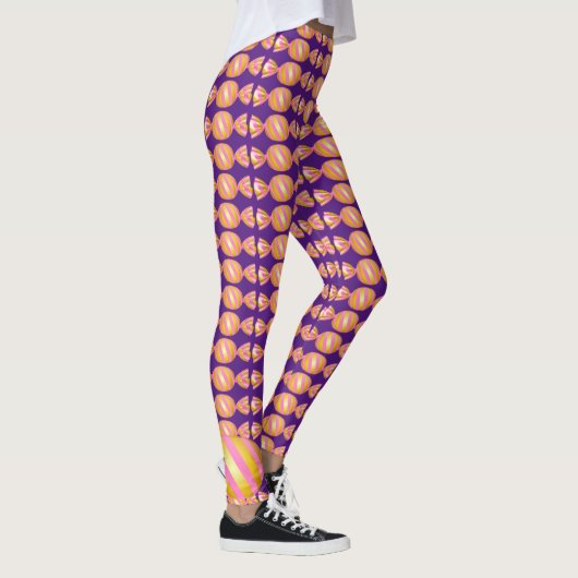 Leggings Bonne Halloween Éffrayant Candy (Droite)