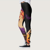 Leggings Bonne Halloween Éffrayant Candy (Gauche)