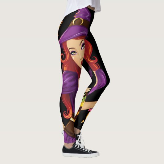 Leggings Bonne Halloween Éffrayant Candy (Droite)