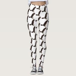 Leggings Bonne illustration de dessin d'aigle à chauve-sou