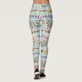 Leggings bonne typographie de trouble (Dos)