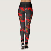 Leggings Bonne typographie d'Halloween (Dos)