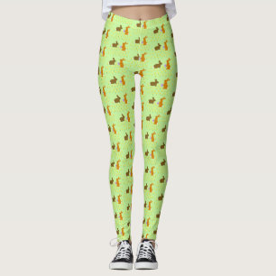 Leggings Bonnets de Pâques et jonquilles