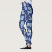 Leggings Boo Octopus Blue Kids Vêtements & Décor (Gauche)