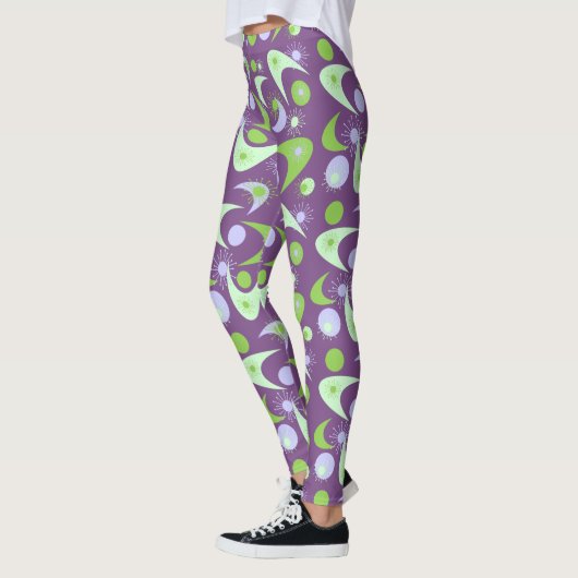 Leggings Boomerangs du milieu du siècle (Gauche)