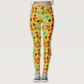 Leggings Boomerangs du milieu du siècle (Devant)