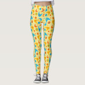 Leggings Boomerangs du milieu du siècle (Devant)