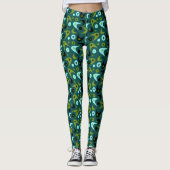 Leggings Boomerangs du milieu du siècle (Devant)