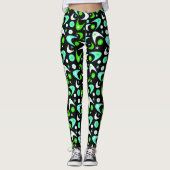 Leggings Boomerangs du milieu du siècle (Devant)