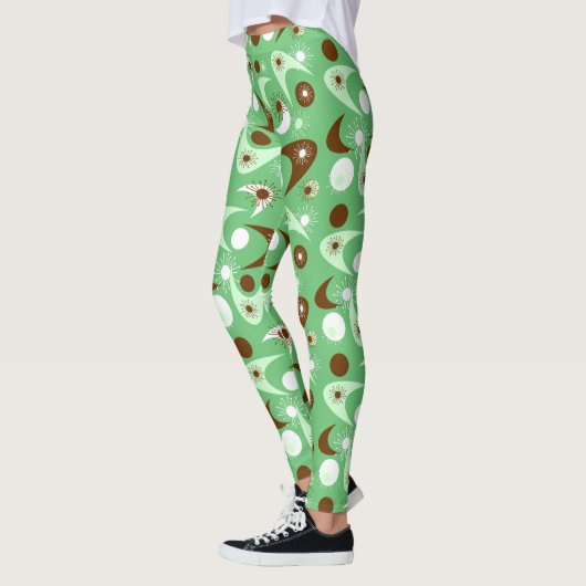 Leggings Boomerangs du milieu du siècle (Gauche)