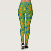 Leggings Boomerangs du milieu du siècle (Dos)