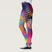 Leggings Bootyliscique Liquide Rainbow Jamaica Rave (Gauche)