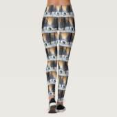 Leggings Border Collie Qu'il neige Noël (Dos)