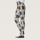 Leggings Border Collie Qu'il neige Noël (Gauche)