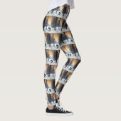 Leggings Border Collie Qu'il neige Noël (Droite)