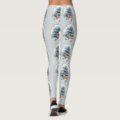 Leggings Bordure Terrier Noël (Dos)