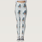 Leggings Bordure Terrier Noël (Devant)