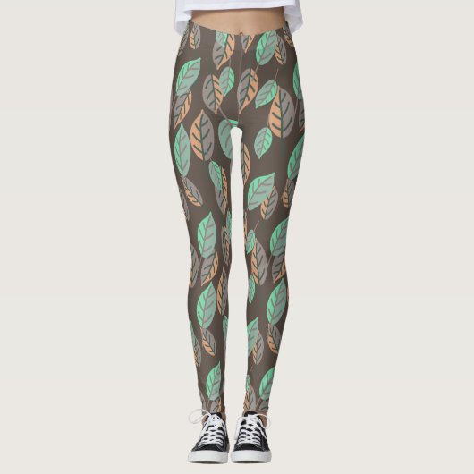 leggings bosbladeren (Voorkant)