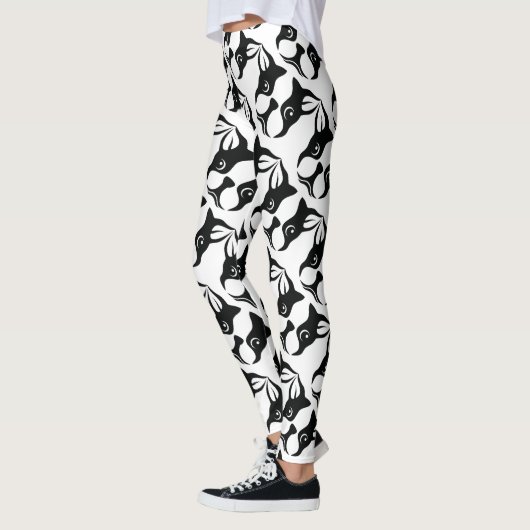 Leggings Boston adorable Terrier (Gauche)