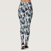 LEGGINGS BOSTON NOIR ET BLANC TERRIER (Dos)