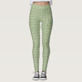 Leggings Botanical Pop - Olive (Devant)