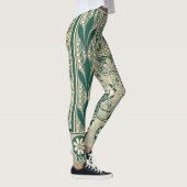 Leggings Botanique décorative Art nouveau Motif (Droite)