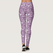 Leggings Botanique moderne violet (Dos)