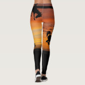 Leggings Botte s'opposante de ceinture de Faux de coucher (Dos)