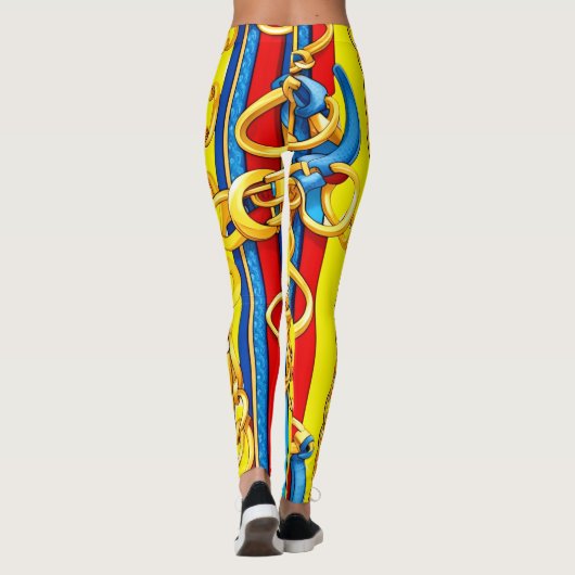 LEGGINGS BOUCLES, SANGLES ET CHAÎNES (Dos)