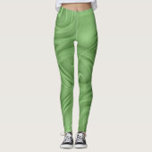 Leggings Boucles sur l'artisanat vert (Devant)