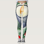 Leggings Bougie de Noël (Devant)