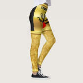 Leggings Boule de bowling et épingles avec le mot STRIKEOLO (Droite)