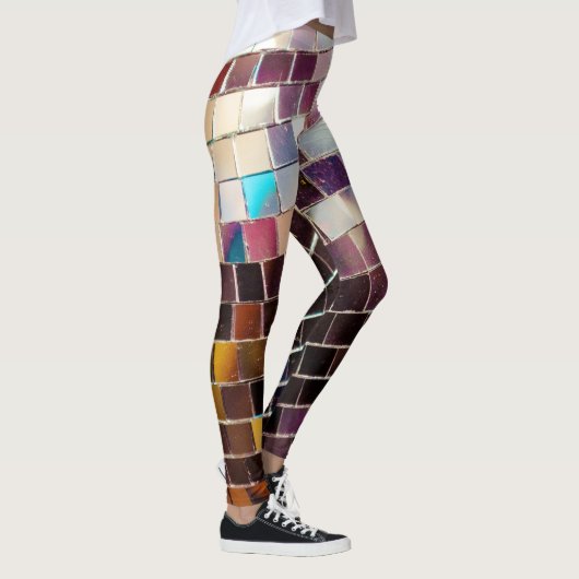 Leggings Boule de disco en miroir (Droite)