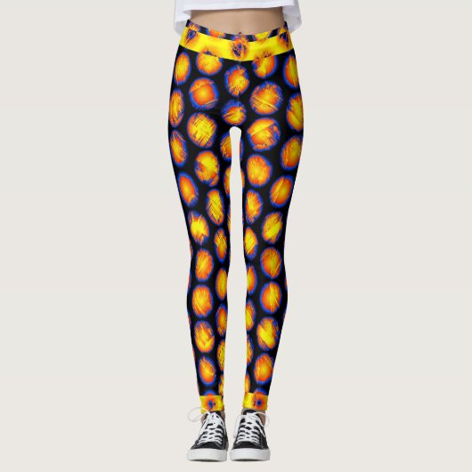 Leggings Boule de feu (Devant)