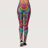 Leggings Boule de fleurs (Dos)