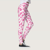 Leggings Boule de pickleball de vache fraise (taille plus p (Droite)