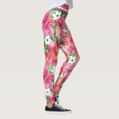 Leggings 🌺 🌴 Boule de pickles tropicaux avec hibiscus pet (Droite)
