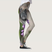 Leggings Bouledogue français avec abeille (Droite)