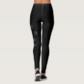 Leggings Bouledogue français pie rouge mignon chien de dess (Dos)