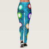 Leggings Boules à pointes géométriques (Dos)