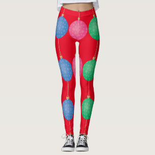 Leggings Boules d'ornement de l'arbre de Noël Thunder_Cove