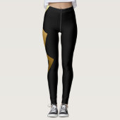 Leggings Boulon de foudre d'or (Devant)