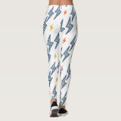 Leggings Boulons de foudre Doodle Flash transparent (Dos)