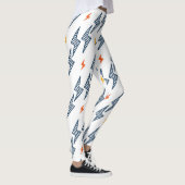 Leggings Boulons de foudre Doodle Flash transparent (Droite)