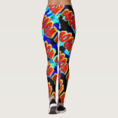 Leggings Boum Red and Yellow (Dos)