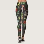 Leggings Bounty de la forêt : Aquarelle Motif de champignon (Dos)